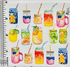 Violette Stickers Tropical Cocktail Drink Crafts Planner Supply Scrapbook