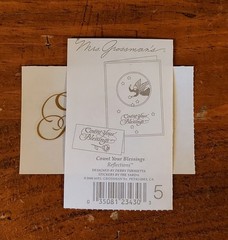 Mrs. Grossman Two Half Strip Stickers ~ Reflections………Count Your Blessings