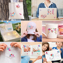 8 Sheets Colorful Gem Stickers for Crafts, Self Adhesive Rhinestones & Jewels