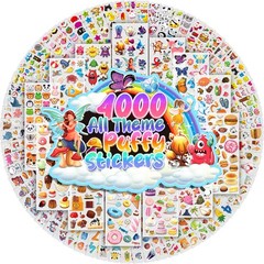 Stickers for Kids 4000+, 3D Puffy Stickers for Kids Toddlers 80 Different She…