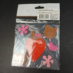 Foamies Bear with Me Valentine’s Day Stickers by Darico Cute Love Dimensional