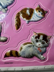 Oriental Trading Company 3D Pop Up Stickers Cats Item # 9/992
