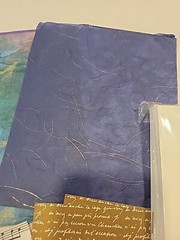 Scrapbooking lot Paper Envelopes Sky Blue Music Arts Crafts Huge Lot TA9