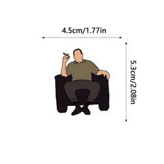 63Pcs Sopranos Stickers Pack, Aesthetic Vinyl Waterproof Sticker Decals for W…