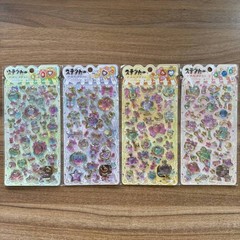 4Sheets Wand 3D Gem Stickers Twinkle Jewel Epoxy Stickers for Scrapbooking Journ