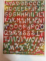 Over 20 Different Colors And Styles Of Alphabet And Number Stickers
