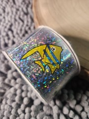 NEW BEACH VACATION SUMMER MEMORIES BEACH SPARKLE STICKERS ROLL 2 YARDS/1.8M