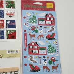 NEW Lot Scrapbooking Stickers CHRISTMAS HOLIDAY Transfer Title Rub-on Sticko -G