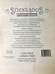 Set of 2 Sheets of Vintage Travel Sticker; Italy & New York by Penny Black – NEW