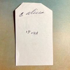 Vtg Handwritten Notes Scrapbooking Craft Junk Journal Prop Ink On Paper Cursive