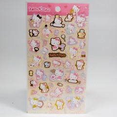 Hello Kitty Sanrio Foil Stickers Lot 3 Sheets Japan Kawaii Scrapbook New