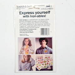 VTG 1983 Mark 1 Scratch N’ Sniff Butterfly Iron-Ables Patch Purple Orange Pink