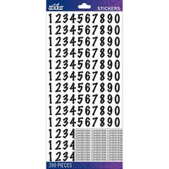 Sticko Numbers Stickers Black Dot Medium
