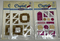 LOT of 14 NOS Sealed Scrapbooking Stickers Accents Border Flourish Frame Scroll