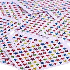 Color Star Stickers for Teacher Supplies in Household 10 Sheets
