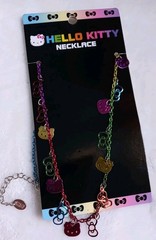 Sanrio Hello Kitty Charm Necklace 2013 Rainbow Chain