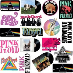 PINK FLOYD VARIETY DIE CUT VINYL 50 CT STICKER PACK