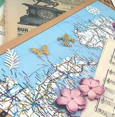 BIG 200 BUNDLE~JUNK JOURNAL SUPPLIES~6X6″ PAPER, IMAGES, ACCENTS & FUN FIBERS