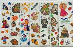 125 Random Disney Princess Good and Evil Queen Halloween Stickers Aurora Aladdin