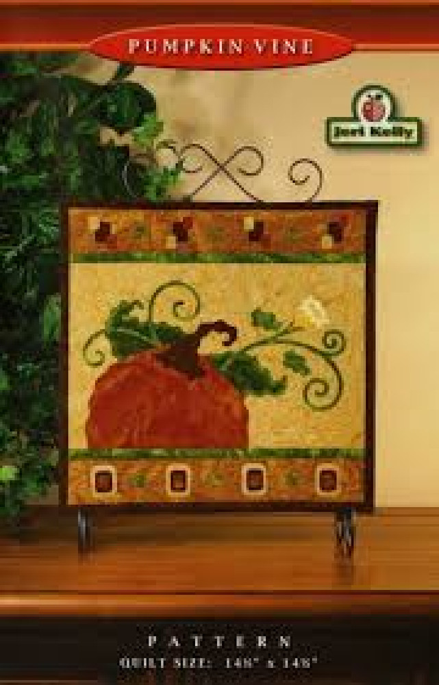 Jeri Kelly Quilt Pattern PUMPKIN VINE 14 x 14