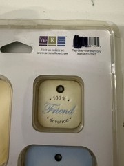 We R Memory Keepers Tag-Line Venetian-Sky-MyOne & Only Best Friend Scrapbooking