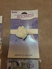 Darice Finishing Accents Scrapbooking & Card Making Floral Lot Of 4