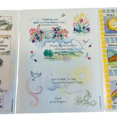 Christian Stickers Lot Religious Mixed Scripture Encouragement Vintage 54 Sheets