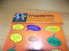Halloween Paper Magic Group Vintage 1997 Stickers Sealed Sayings Photo Fun