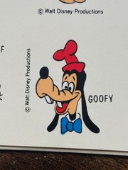 Disney Hallmark Seals Vintage 1960s Mickey Minnie Pluto Goofy 8 characters