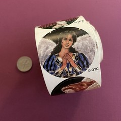 Vtg OTC Oriental Trading Company Sticker Roll- Christmas Angels Heavenly