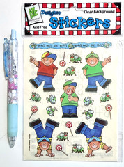 Children Provo Craft Stickers Scrapbooking Card Journal Planner 2 shts
