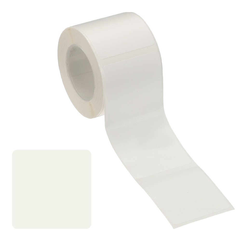 210 Pcs Thermal Sticker Paper, 1.2×1.2″ Square Thermal Printer Label, White