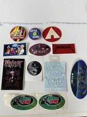 Vintage 90’s bands stickers and pins