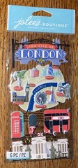 RARE Jolees City Of London ~ England United Kingdom Travel Vacation Flag Map Bus