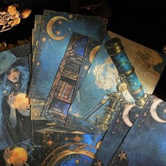 20Pcs Vintage Magic Witch Scrapbook Paper Junk Journal Album Crafts Collage Art