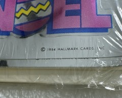 NEW Vintage 1984 SEALED Hallmark Razzle Dazzle Foil Stickers Holiday Christmas
