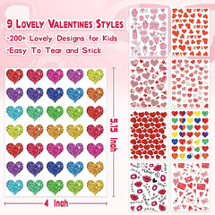 Valentine’S Heart Stickers – 2000PCS Cute Stickers for Cards & Crafts