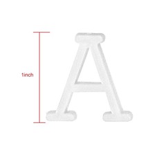 Veskaoty 1 Inch Letters for Felt Letter Board, White 1 inch, 1 inch