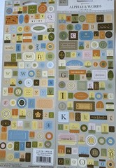 DAY DREAM BELIEVER ALPHABET Glitter Stickers(212pc)Lower-Case Letter•Card Making