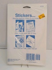 VTG 80s Pets Dog Cat Stickers Scrapbook Forget Me Not American Greeting NOS