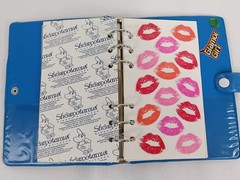 Vintage Stickopotamus Colorful 6-Ring Binder 12 Sticker Pages Scrapbook