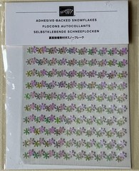 Stampin’ Up! – «ADHESIVE BACKED SNOWFLAKES» Peel & Stick (260pcs) NEW #153545
