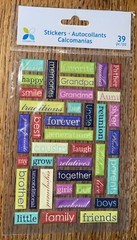 Momenta ATD Puffy Family Traditions Father Mother Grandma Grandpa Friend Sticker