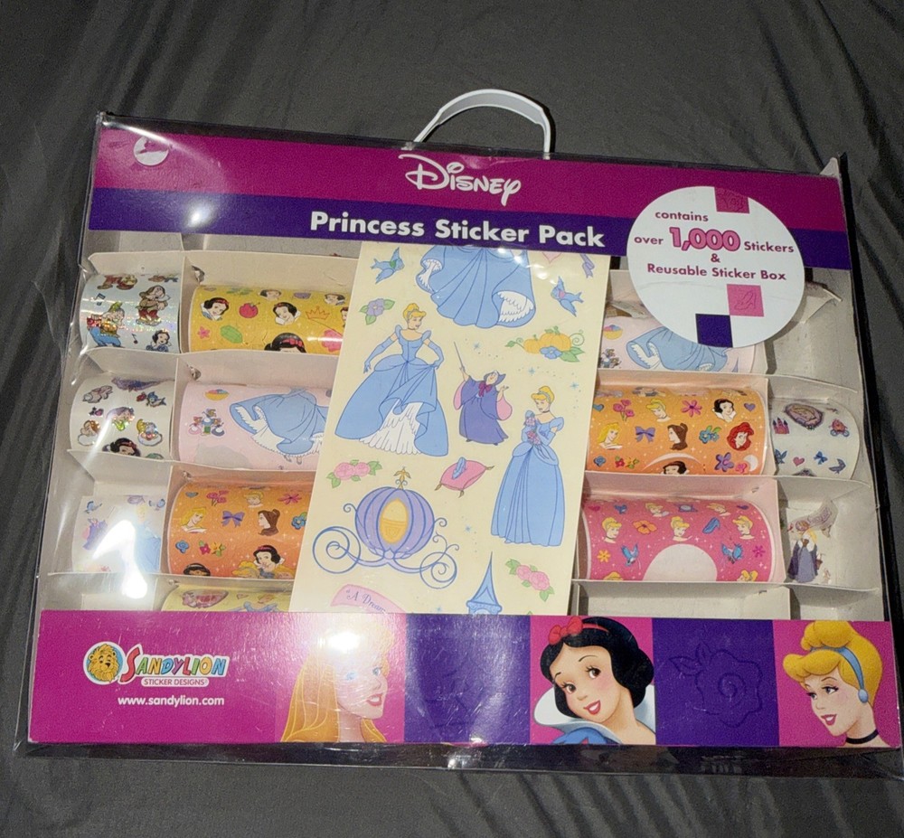 Vintage Sandylion Disney Princess Stickers