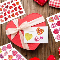 496PCS Valentine’S Day Heart Stickers for Kids, Classroom Gifts, Crafts