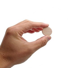 1 Inch Natural Wood Slices Unfinished Round Wood Coins, 120 per Pack | for DI…