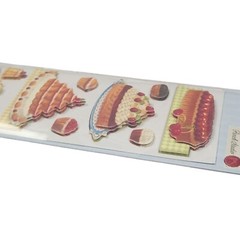 Cake & Tea Stickers Punch Studio Dimensional Design Acid-Free NIP