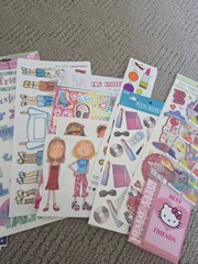 Vintage Stickers, Scrapbooking Stickers Girls Night Out Lot.