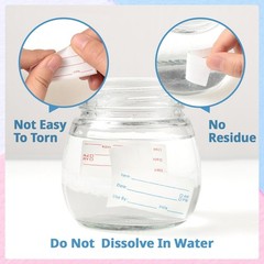 8 Rolls 4000 Pieces Removable Food Labels, 1 x 2 Inch Date Stickers Blue+red