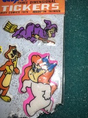 Vtg 1979 Casper & Friends 3d Puff Stickers! 5 In Pack NOS